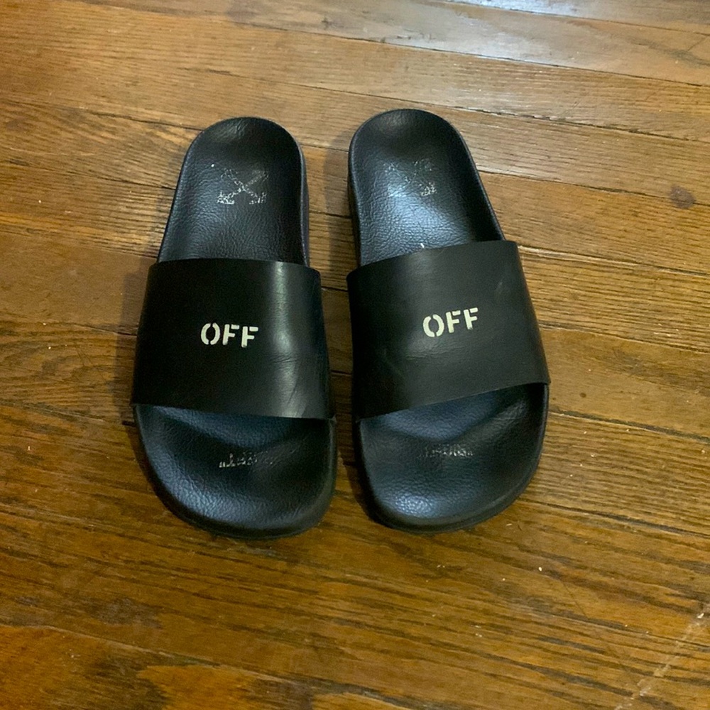 Off white slides size 9.5